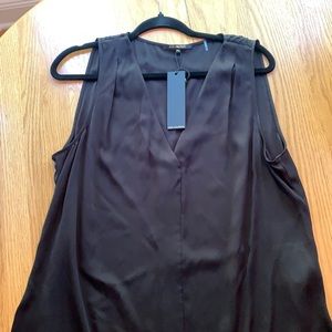NWT.  Black silk sleeveless. Kobi Halperin.